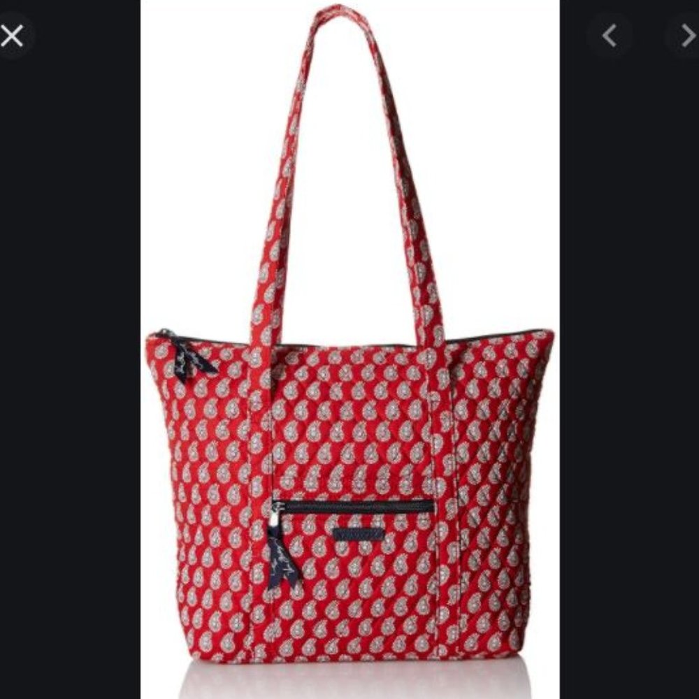 Vera Bradley Red and White Tote Bag